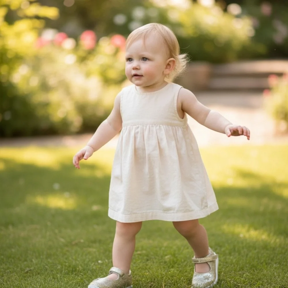 Stride Rite Gold Glitter‎ Mary Jane Shoes Girls Memory Foam NEW